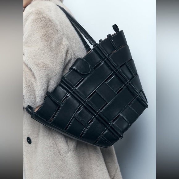 ZARA TOTE BAG - Picture 1 of 10